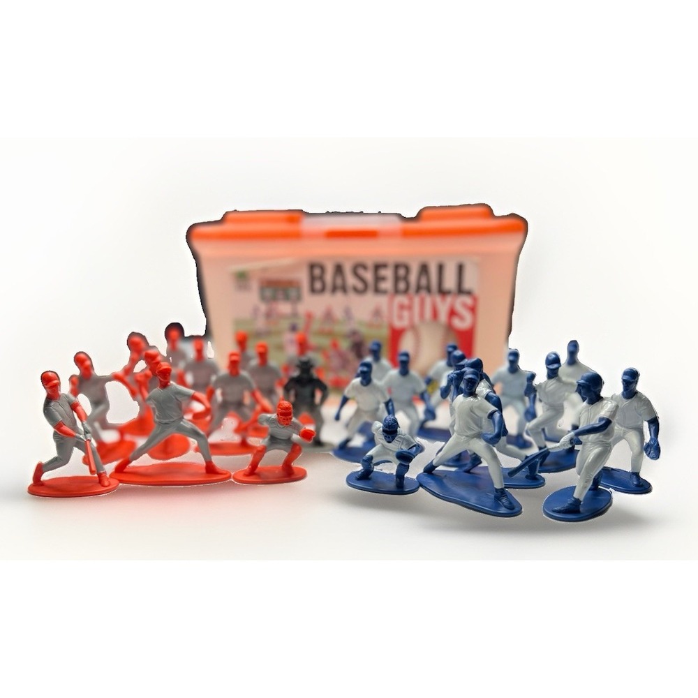 Kaskey Kids Baseball Guys 26 with Case Incomplete Umpire Pitchers Catchers